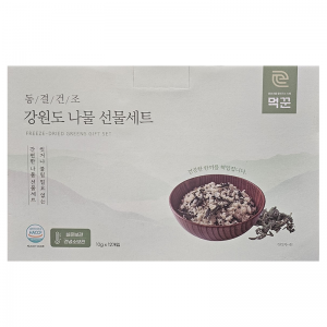 [에버스]동결건조 강원도나물 선물세트(곤드레3, 시래기 9개입)