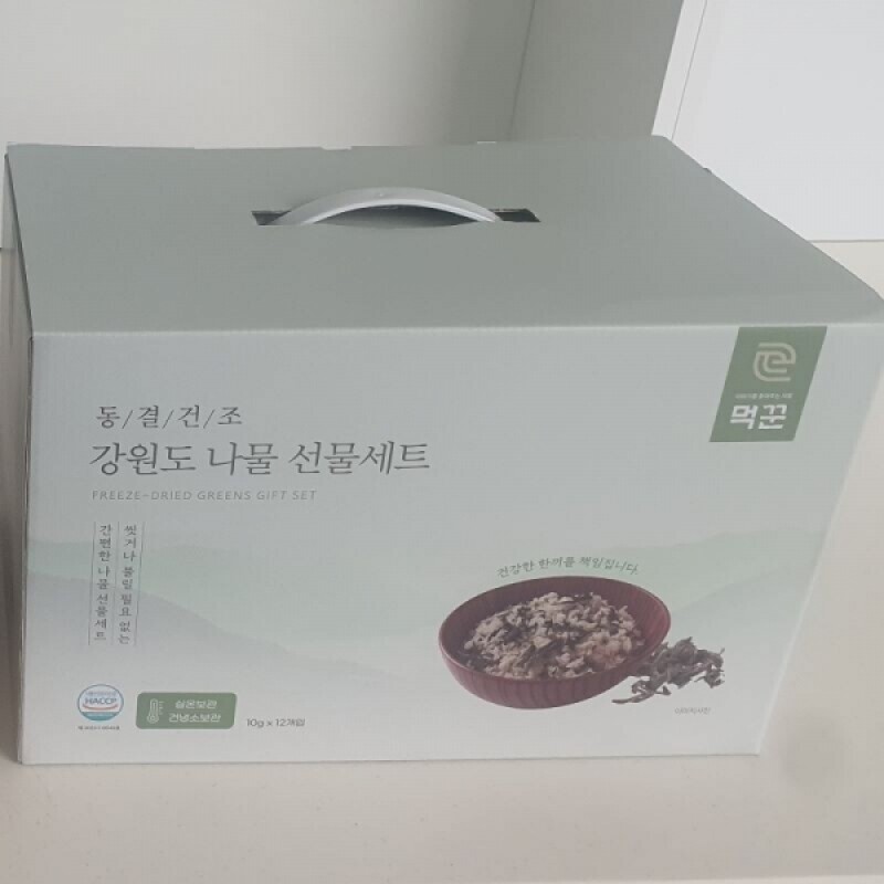 에버스몰,[에버스]동결건조 강원도나물 선물세트(곤드레3, 시래기 9개입)